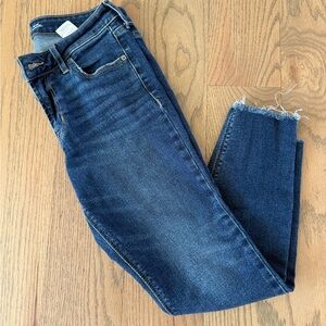 Old Navy Dark Blue Ankle Jeans